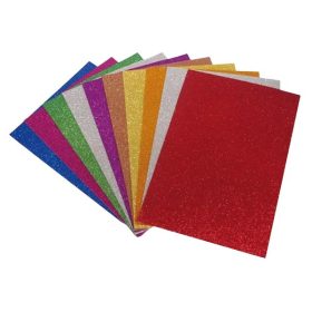 Dekor gumilap A/4 csillámos vegyes 10 darabos