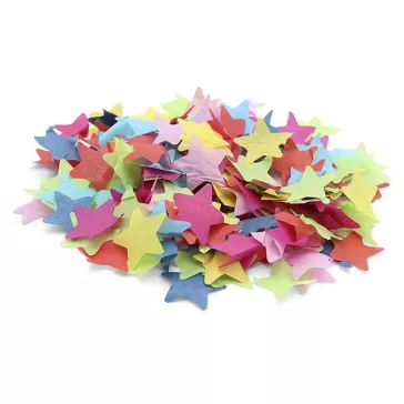 Konfetti ágyú JUNIOR 60 cm csillag mintás
