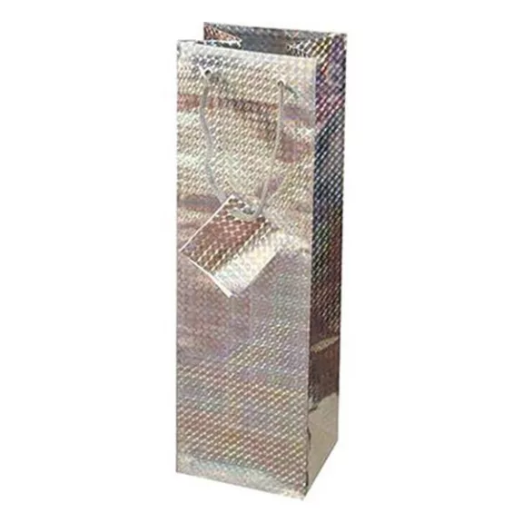 Italtasak CREATIVE Special Hologram 13x36x9 cm egyszínű ezüst sodort füles Italtasak CREATIVE Special Hologram 13x36x9 cm egyszínű ezüst sodort füles