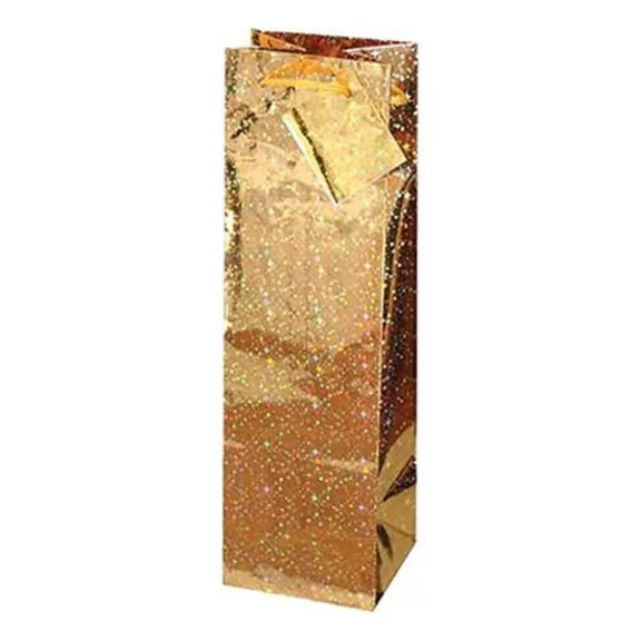 Italtasak CREATIVE Special Hologram 13x36x9 cm egyszínű arany sodort füles Italtasak CREATIVE Special Hologram 13x36x9 cm egyszínű arany sodort füles