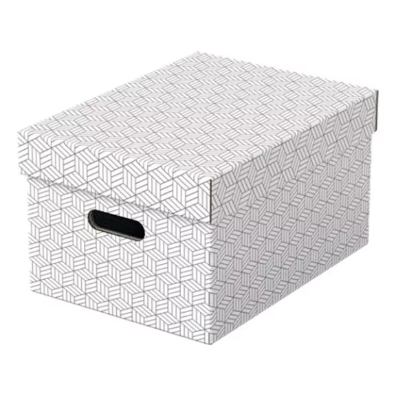 Tárolódoboz ESSELTE Home M méret fehér 3 darabos Tárolódoboz ESSELTE Home M méret fehér 3 darabos