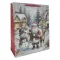 Karácsonyi dísztasak CREATIVE Special XL 47x16x60 cm mikulás mintás színes fényes szalagfüles