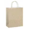 Dísztasak CREATIVE ECO Special Plus M 18x23x10 cm kraft fóliás apró mintás sodort füles