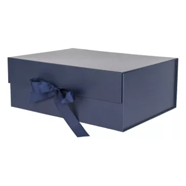 Díszdoboz PROMO összehajtható 29x22x10,5 cm sötétkék