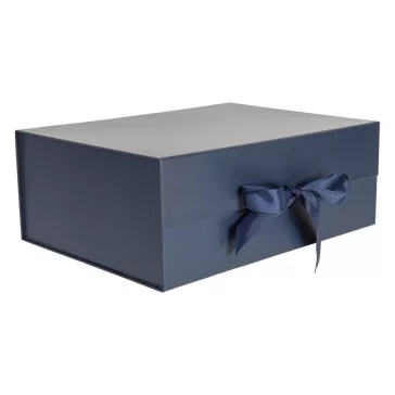 Díszdoboz PROMO összehajtható 29x22x10,5 cm sötétkék