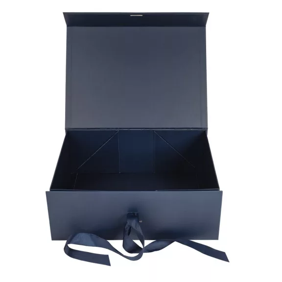 Díszdoboz PROMO összehajtható 29x22x10,5 cm sötétkék