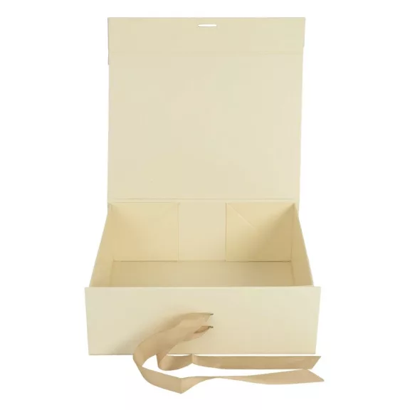 Díszdoboz PROMO összehajtható 33x25x12,5 cm bész Díszdoboz PROMO összehajtható 33x25x12,5 cm bész