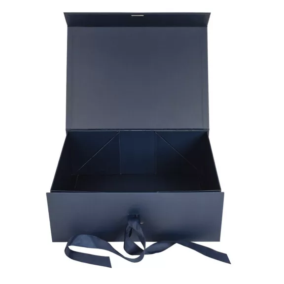 Díszdoboz PROMO összehajtható 33x25x12,5 cm sötétkék