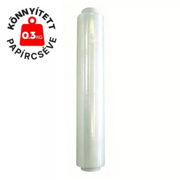 Kézi strech fólia 1,8 kg 23 my 0,30 kg papírcsévén