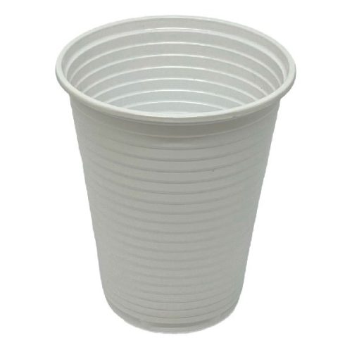 Pohár eldobható műanyag 1,5 dl  PP (1.7 g) fehér 100 darabos