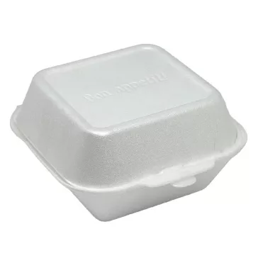 Habdoboz 1/1 HP6 hamburgeres fehér 125 darabos