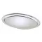 Tálca ovális rozsdamentes inox matt 19 x 14 cm