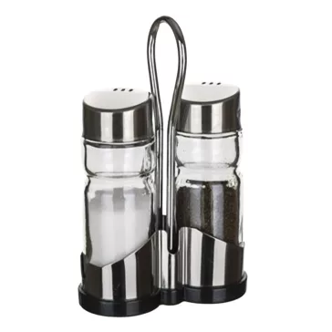 Só-, bors és fogvájótartó 2 x 40 ml