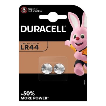 Gombelem DURACELL LR44 1,5V 2-es