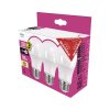 LED izzó EMOS E27 7W meleg fény 2700K 3 darabos