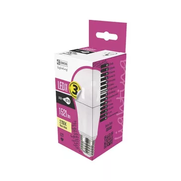 LED izzó EMOS E27 13W meleg fény 2700K