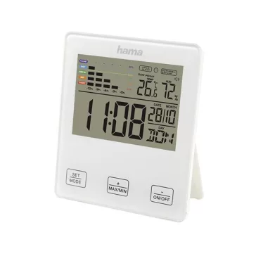  Hő és páratartalom mérő HAMA TH-10 penészedés jelzéssel fehér