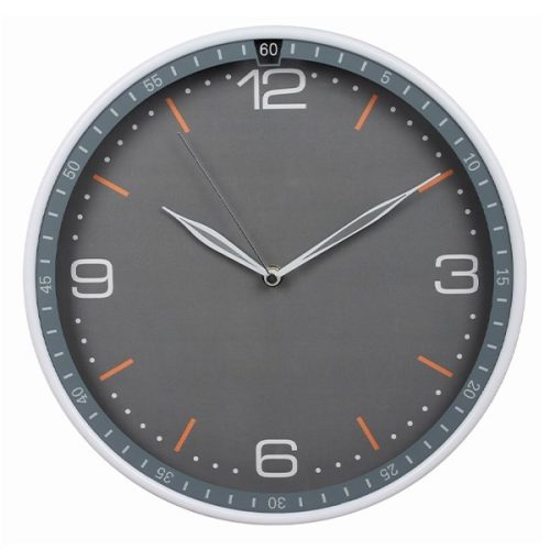 Falióra SPOKO classic 30cm ezüst-szürke