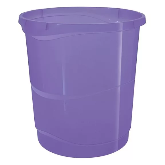 Papírkosár ESSELTE Colour Breeze 14 liter áttettsző levendula Papírkosár ESSELTE Colour Breeze 14 liter áttettsző levendula
