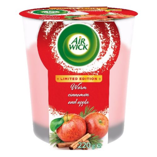 Gyertya AIR WICK meleg fahéj és alma 220 g
