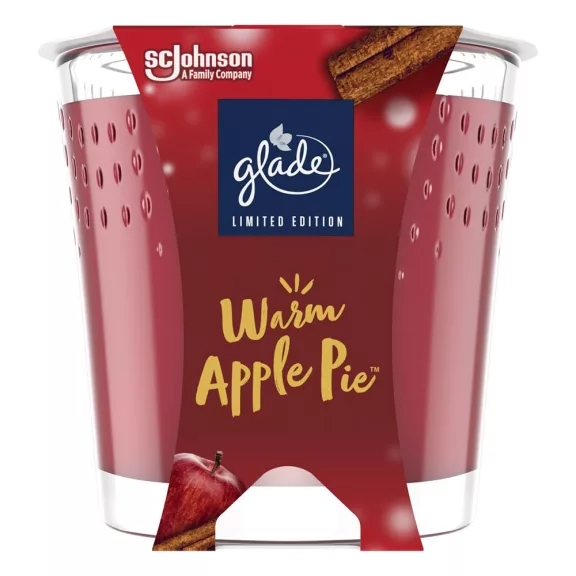 Illatgyertya GLADE Warm Apple Pie 112 g Illatgyertya GLADE Warm Apple Pie 112 g