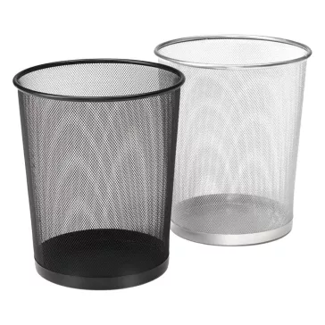 Papírkosár fémhálós OPTIMA ezüst 20L
