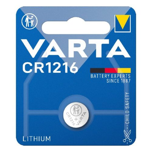 Elem gomb VARTA CR1216