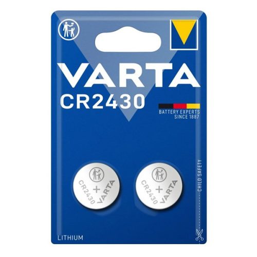 Elem gomb VARTA CR2430 2 darabos