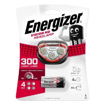   Fejlámpa ENERGIZER LED "HeadlightVisionHD" 3LED + 3xAAA