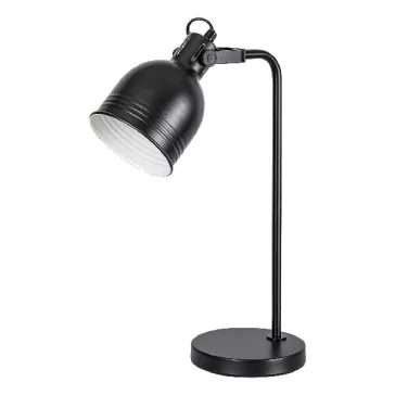   Asztali lámpa RÁBALUX Flint halogén E14 1xmax25W fém fekete