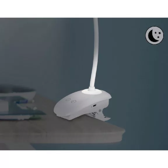 Asztali lámpa RÁBALUX Harris LED 4W műanyag fehér Asztali lámpa RÁBALUX Harris LED 4W műanyag fehér