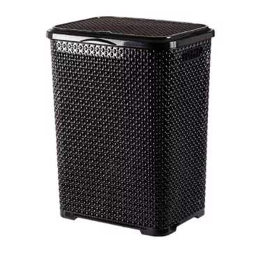   Szennyestartó Rattan hatású műanyag 45L különféle színekben