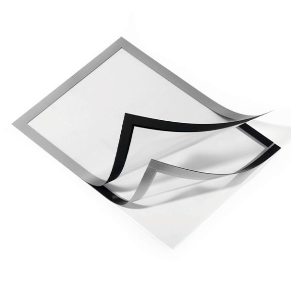 Infokeret DURABLE Duraframe A/4 sima felületre mágneses ezüst 2 darabos