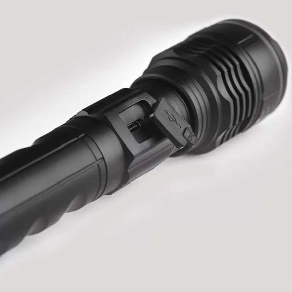 Elemlámpa EMOS LED tölthető fém