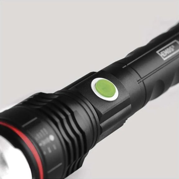 Elemlámpa EMOS LED tölthető fém