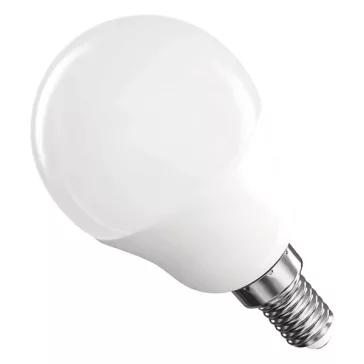 LED izzó EMOS E14 kisgömb 4,2W meleg fény 2700K