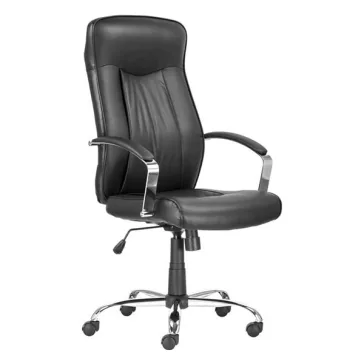 Szék forgó karfás MONTGOMERY M PU textilbőr fekete