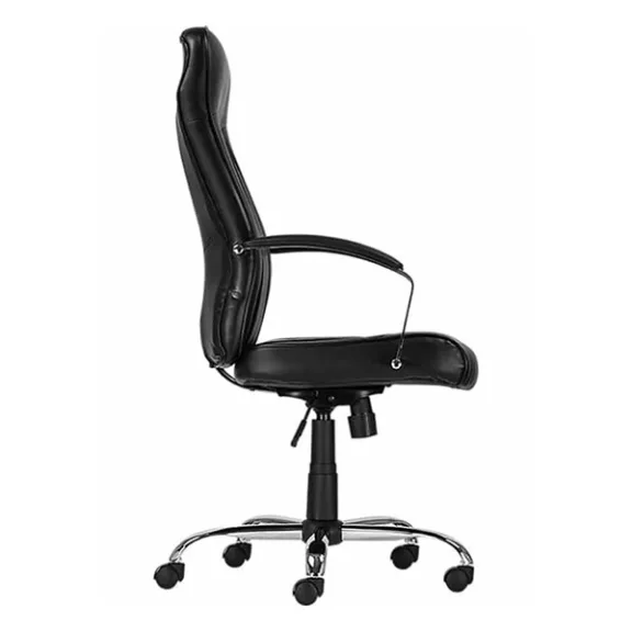 Szék forgó karfás MONTGOMERY M PU textilbőr fekete