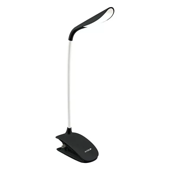 Asztali lámpa AVIDE Clip LED 1,5W fekete Asztali lámpa AVIDE Clip LED 1,5W fekete