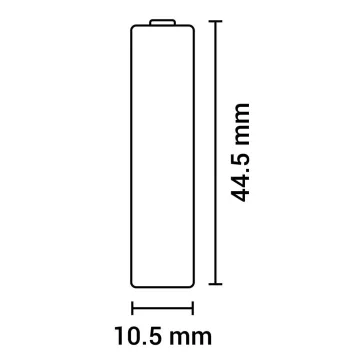 Akkumulátor mikro AGFAPHOTO AAA előtöltött 2x950 mAh