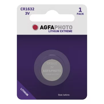 Gombelem AGFAPHOTO Lithium CR1632 1 darabos