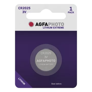 Gombelem AGFAPHOTO Lithium CR2025 1 darabos