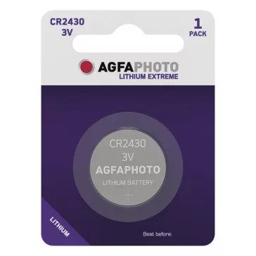 Gombelem AGFAPHOTO Lithium CR2430 1 darabos