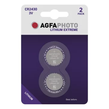 Gombelem AGFAPHOTO Lithium CR2430 2 darabos
