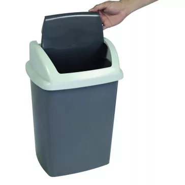 Szemetes billenő fedeles MAUL 24L fekete