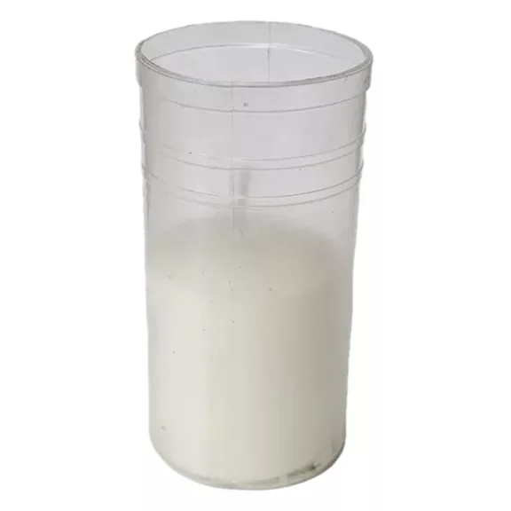 Mécses betét 70 g 100 mm 16 órás fehér Mécses betét 70 g 100 mm 16 órás fehér