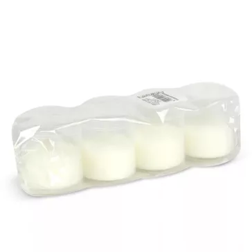 Mécses betét 35 g 55 mm 10 órás fehér 4 darabos