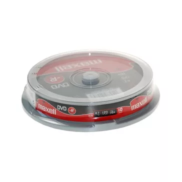 Írható DVD-R MAXELL 4,7GB 10 darabos