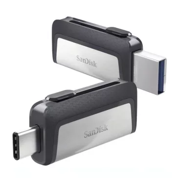  Pendrive SANDISK Cruzer Ultra Dual USB 3.1 + USB Type-C 256 GB