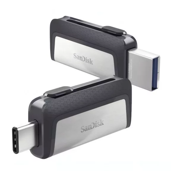 Pendrive SANDISK Cruzer Ultra Dual USB 3.1 + USB Type-C 256 GB